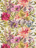 Harlequin Floreale Furnishing Fabric, Fuchsia/Heather/Lime