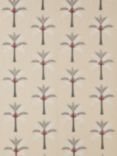 Sanderson Palm Grove Furnishing Fabric, Ruby/Indigo