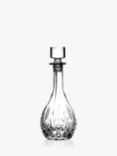 John Lewis ANYDAY Paloma Opera Tall Crystal Glass Decanter, 900ml, Clear