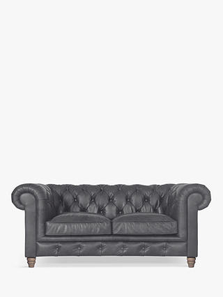Halo Earle Chesterfield Medium 2 Seater Leather Sofa