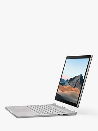 Microsoft Surface Book 3 Laptop, Intel Core i7 Processor, 32GB RAM, 512GB SSD, 13.5" PixelSense Display, Platinum