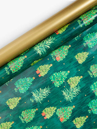 John Lewis & Partners Post Impressionism Trees & Presents Gift Wrap Set