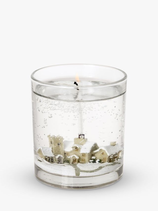 Winter Snow Gel Candle -  Sweden