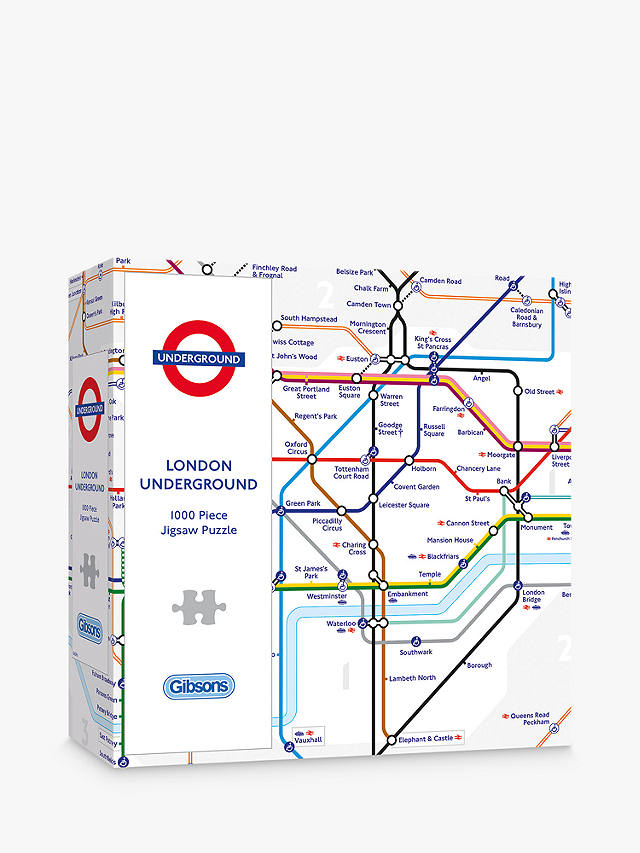 Gibsons 500 Piece Jigsaw Puzzle-London Underground London Transport 