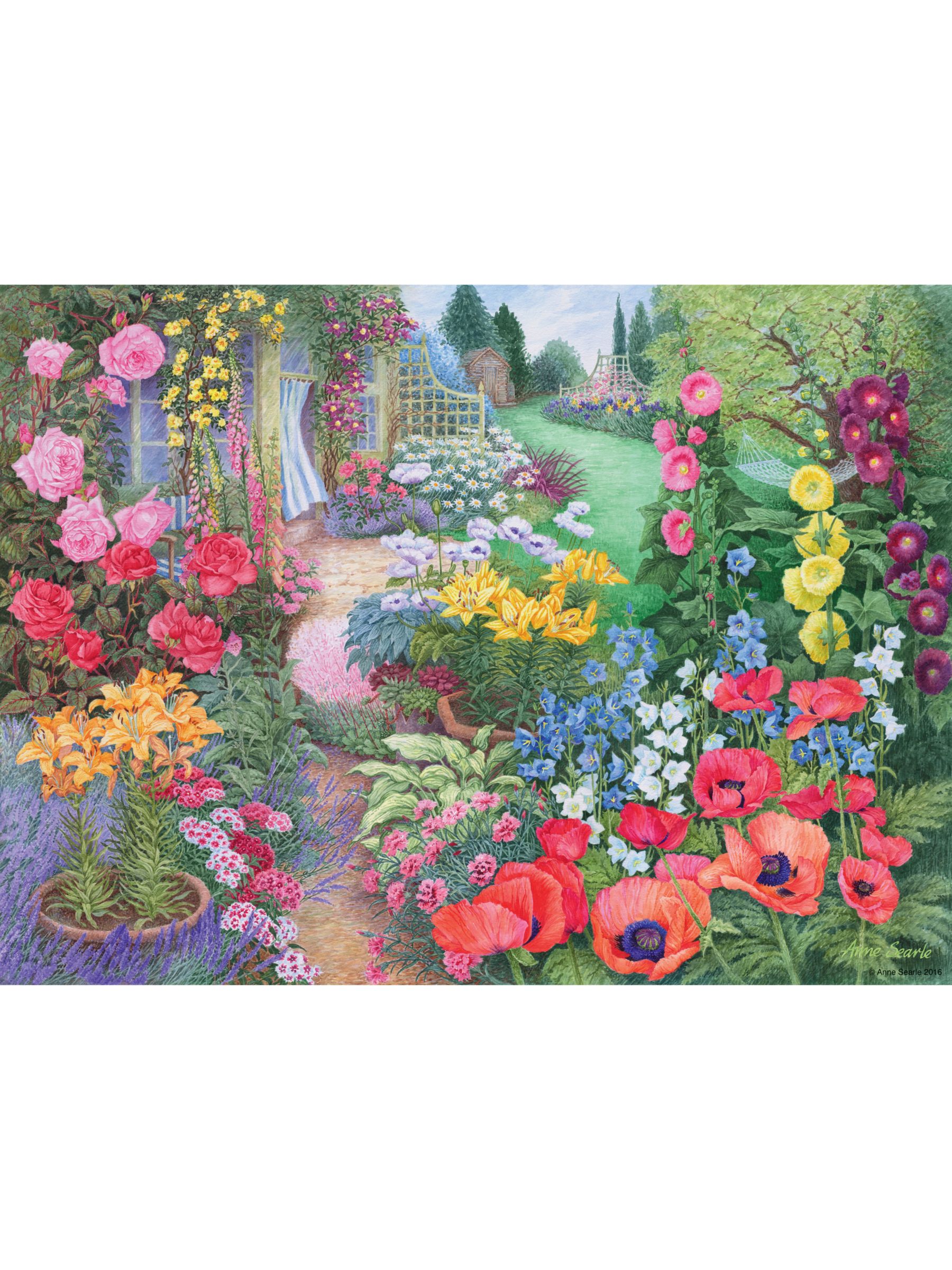 Ravensburger Summer Breeze Garden Jigsaw Puzzle, 500 Pieces