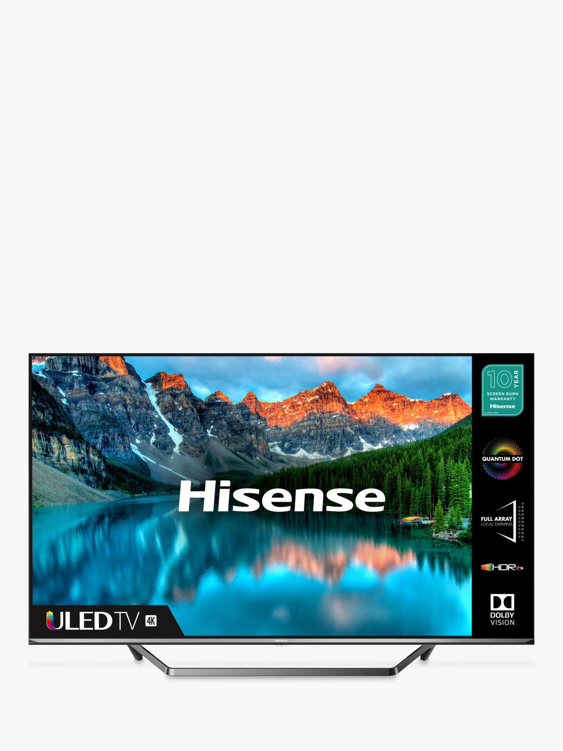 Hisense Hisense 55U7QFTUK 55" 4K Ultra HD Quantum Dot HDR Smart ULED TV with Dolby Atmos 