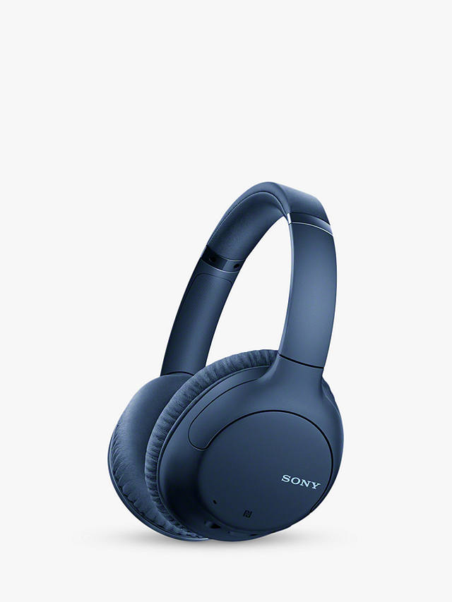 Sony WH-CH710N Noise Cancelling Wireless Bluetooth NFC Over-Ear Headphones with Mic/Remote, Blue