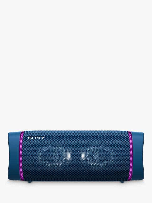 Sony SRS-XB33 Extra Bass Waterproof Bluetooth NFC Portable Speaker with Line Lighting, Blue