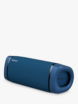 Sony SRS-XB33 Extra Bass Waterproof Bluetooth NFC Portable Speaker with Line Lighting, Blue