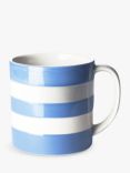 Cornishware Striped Mug, 420ml, Blue/White