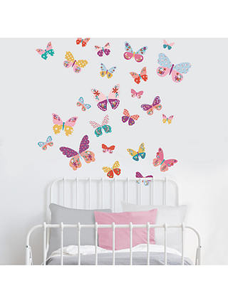 little home at John Lewis Butterflies Wall Stickers, Multi
