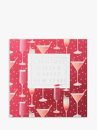 Wendy Jones Blackett Cheer Cocktails Christmas Card