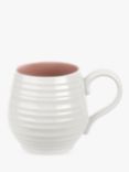 Sophie Conran for Portmeirion Honeypot Mug, 310ml, Pink/White