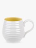 Sophie Conran for Portmeirion Honeypot Mug, 310ml, Sunshine/White