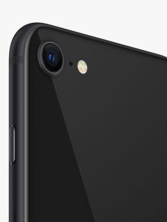 2020 Apple iPhone SE, iOS 13, 4.7", 4G LTE, SIM Free, 64GB, Black
