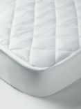 John Lewis Micro-Fresh Cotton Cot Mattress Protector