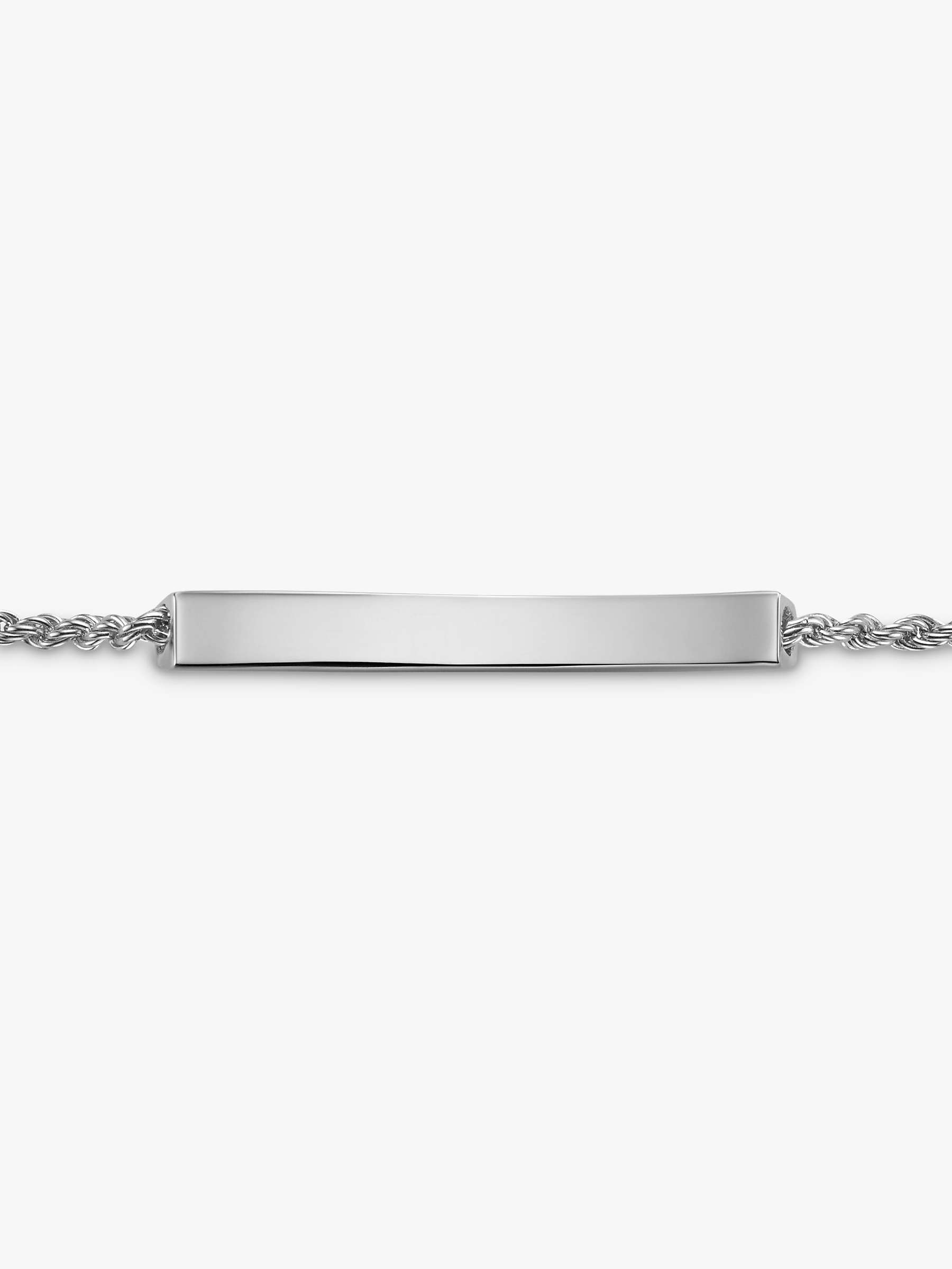 Buy Monica Vinader Linear Rope Chain Bracelet Online at johnlewis.com