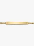 Monica Vinader Linear Rope Chain Bracelet, Gold