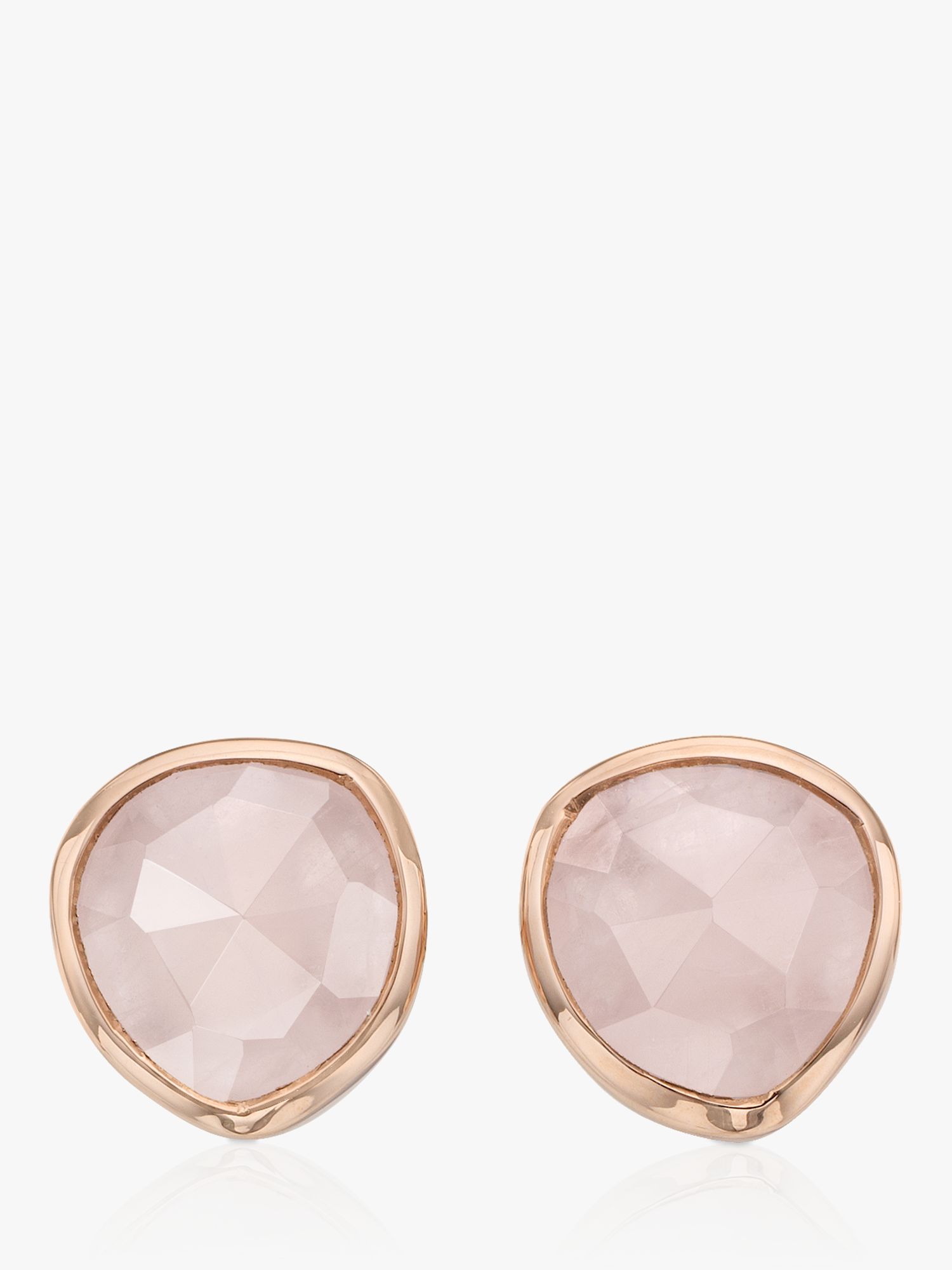 27 Stud Statement Earrings - Cool Rose Gold and Silver Stud