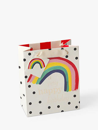 Caroline Gardner Rainbow Birthday Gift Bag, Small