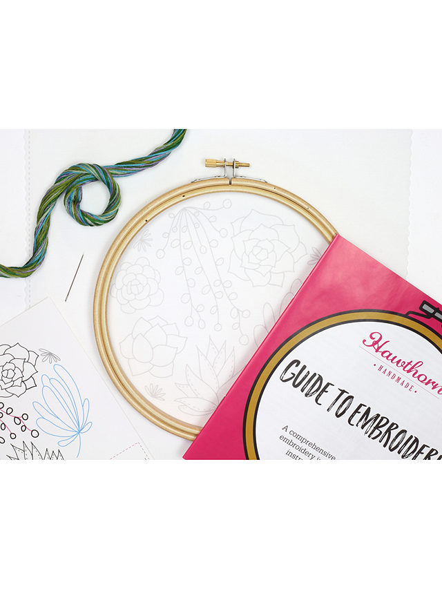 Hawthorn Handmade Succulent Embroidery Kit