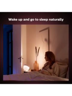 Philips Hue White and Colour Ambiance Iris LED Smart Table Lamp with Bluetooth, White