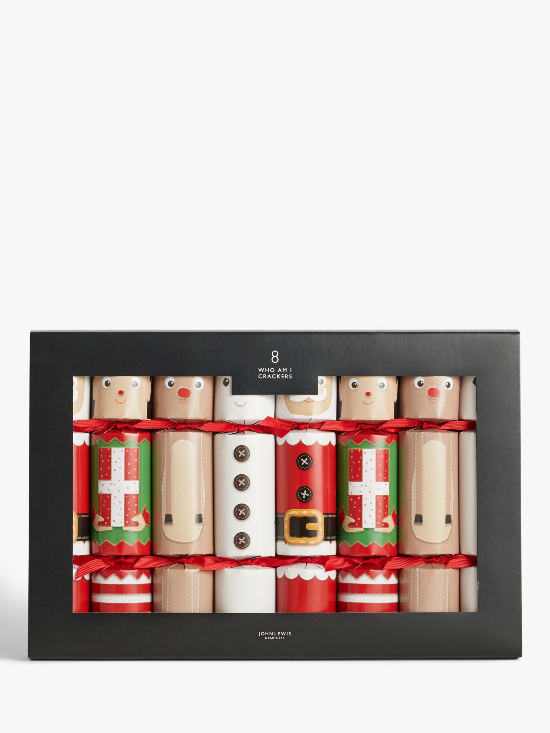 Box of 6 Who Or What Am I Christmas Crackers Family Party Game Joke & Hat GS601 