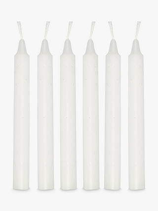 Pluto Produkter Classic Church Candles, Set of 6