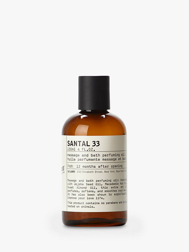 Le Labo Santal 33 Massage & Bath Perfuming Oil, 120ml 1