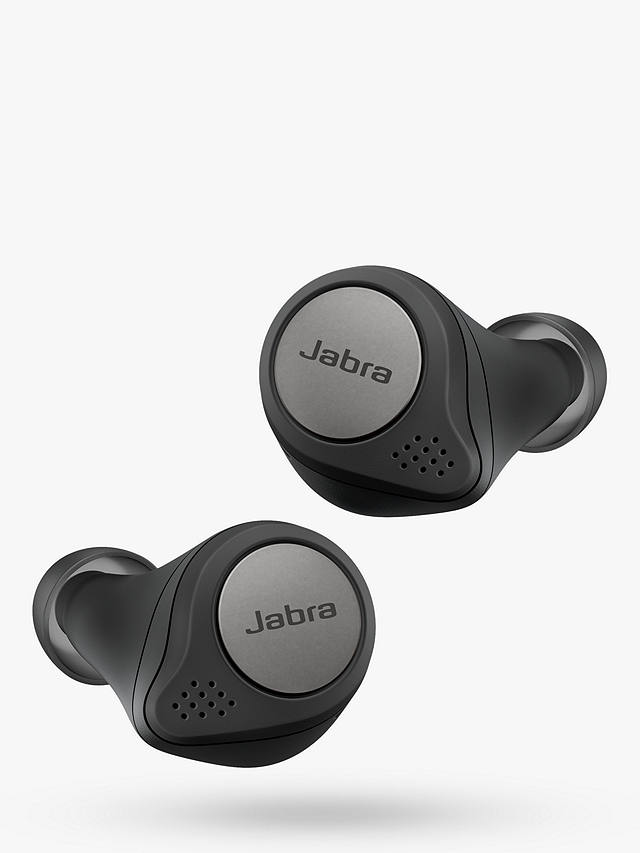 johnlewis.com | Jabra Elite Active 75t True Wireless Bluetooth Sweat & Weather-Resistant In-Ear Headphones with Active Noise Cancellation & Mic/Remote, Titanium Black