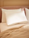 John Lewis & Partners Specialist Synthetic Contour Support Pillow, Medium/Firm