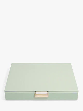Stackers Classic Jewellery Box Lid, Sage Green