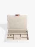 Stackers Classic Jewellery Box Lid, White/Rose Gold