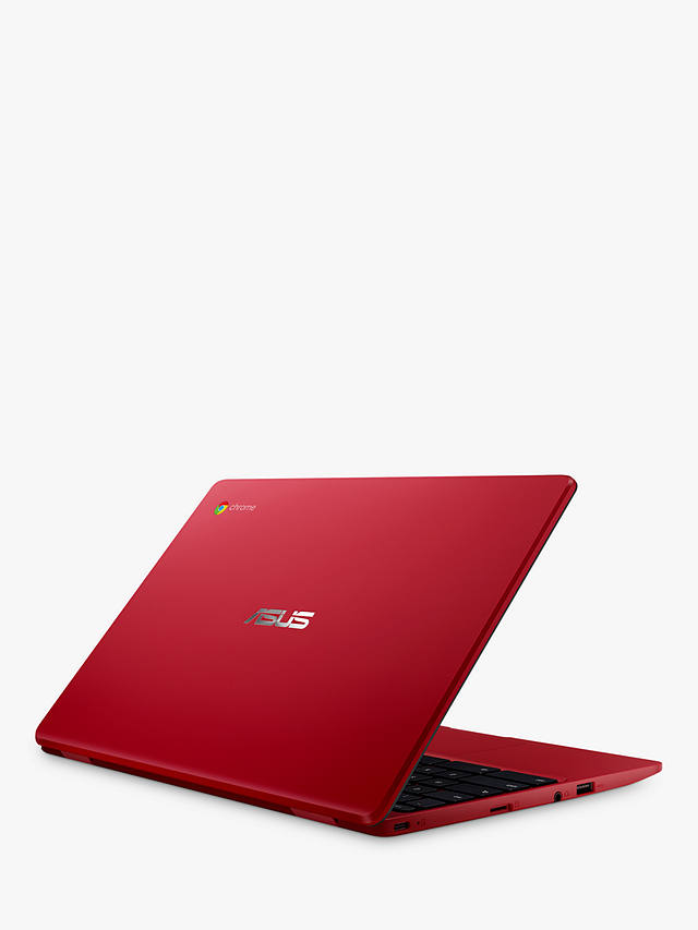 Buy ASUS C223 Chromebook Laptop, Intel Celeron Processor, 4GB RAM, 32GB eMMC, 11.6" HD, Red Online at johnlewis.com