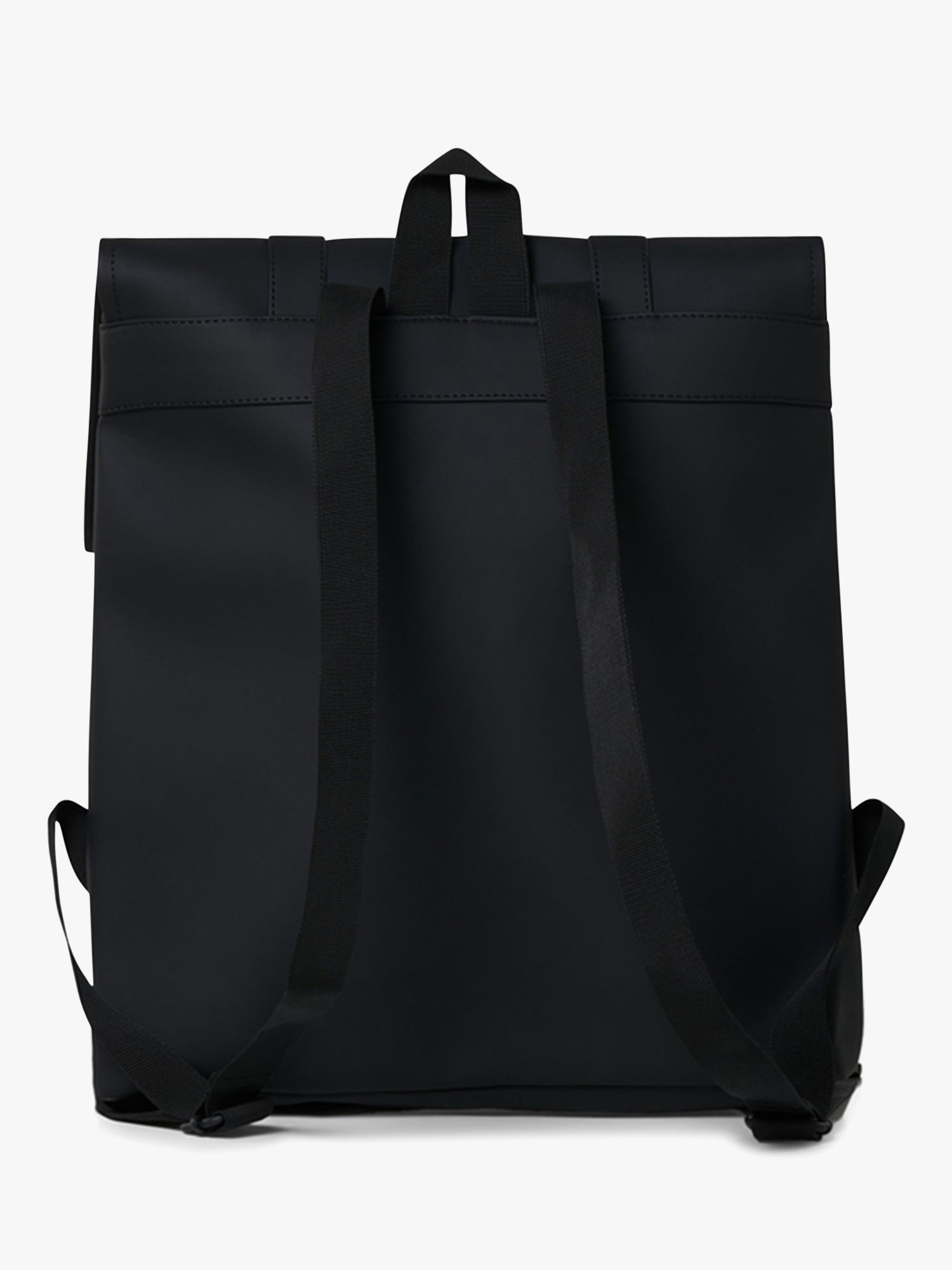 Rains MSN Water Resistant Mini Backpack, Black at John Lewis & Partners