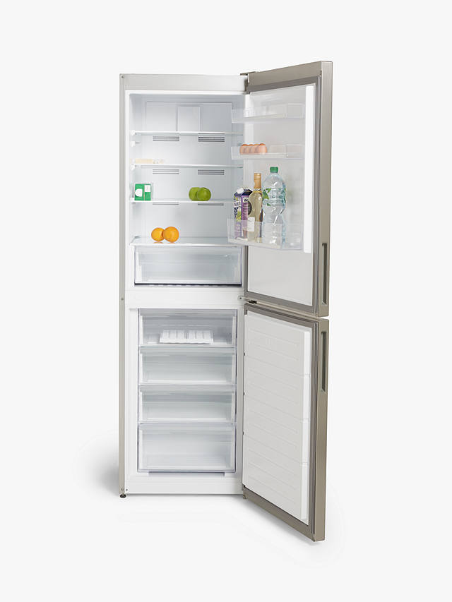 Buy John Lewis & Partners JLFCB5518X Freestanding 50/50 Fridge Freezer, Inox Online at johnlewis.com
