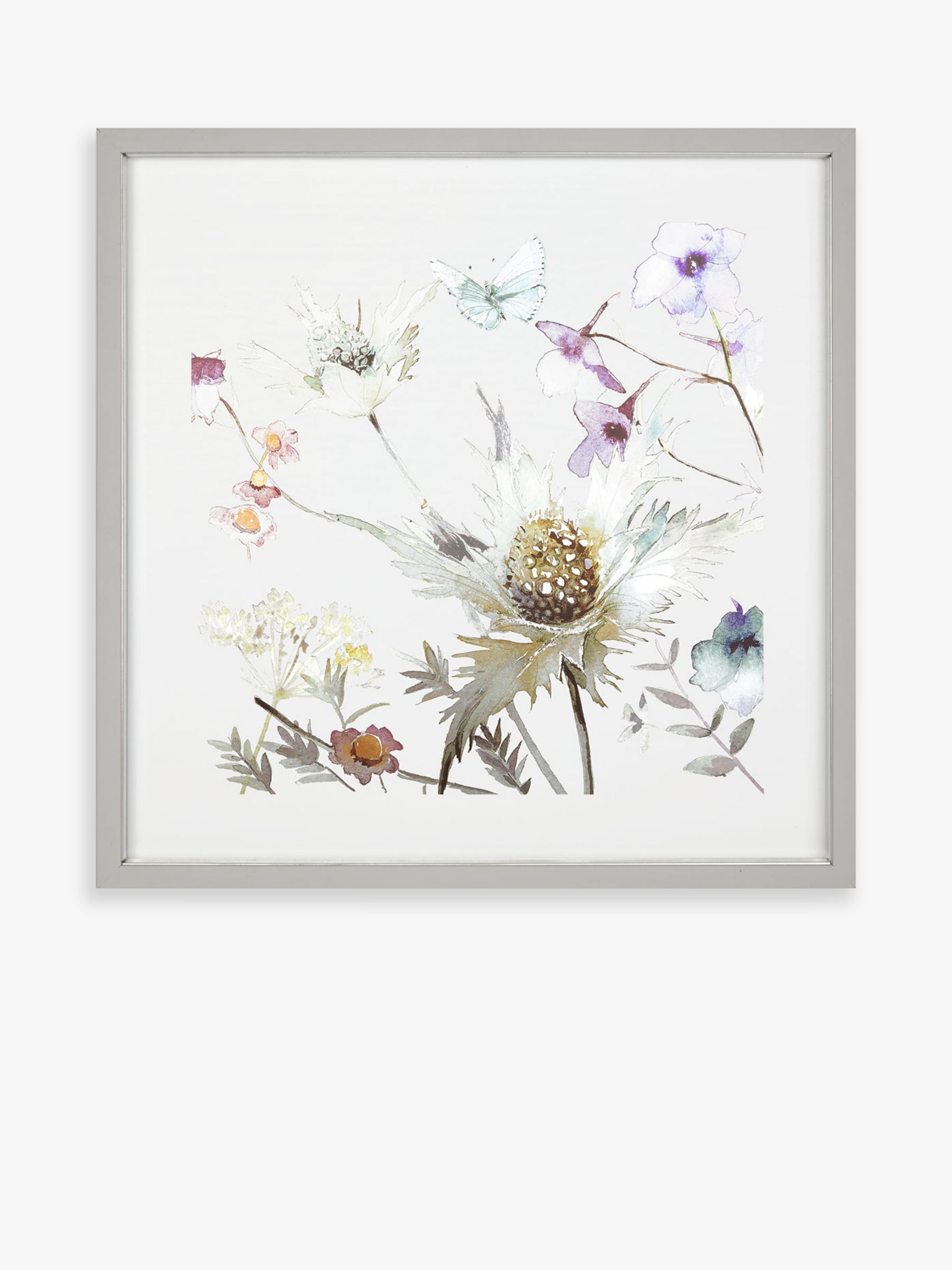 Adelene Fletcher - Echo Framed Print, 52 x 52cm, Green/Multi