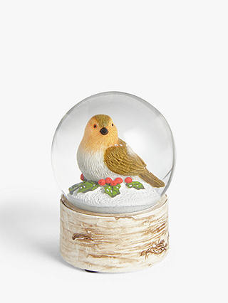 John Lewis & Partners Bloomsbury Bird Snow Globe