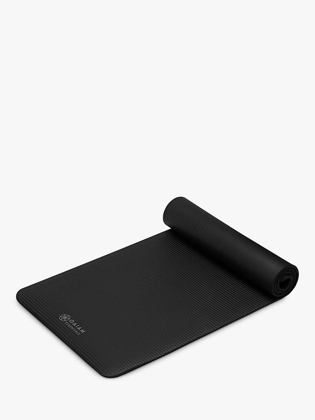 johnlewis.com | Gaiam Essentials Fitness 10mm Yoga Mat, Black