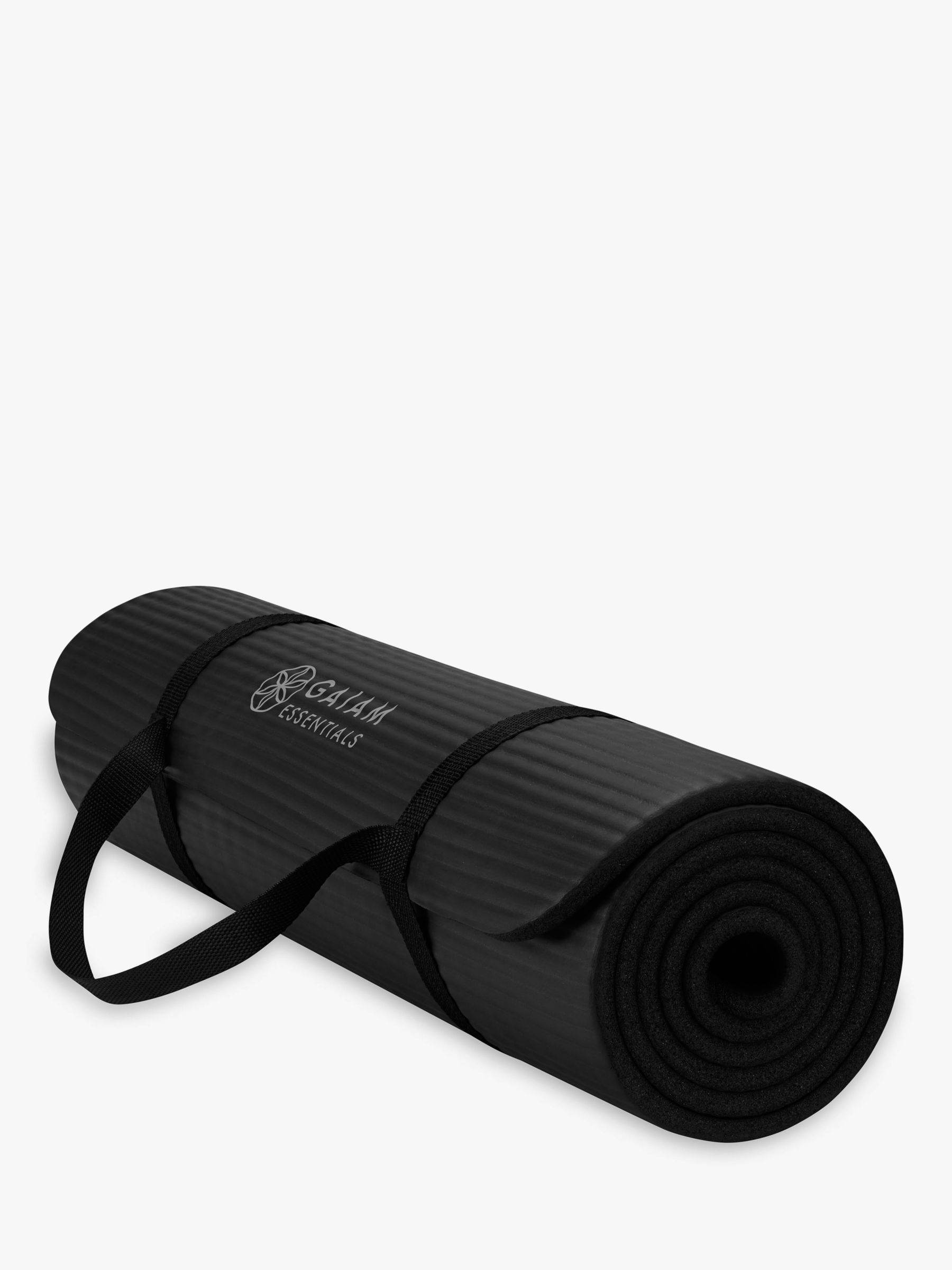 Gaiam Fitness Mat (10MM) in Black