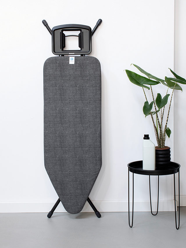 Brabantia Extra Large Ironing Board, Denim Black, L124 x W45cm