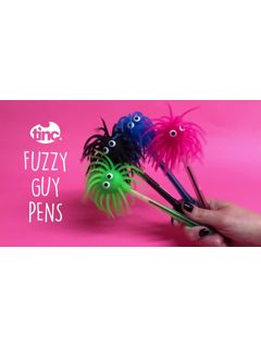 Tinc Fuzzy Guy Pen, Green