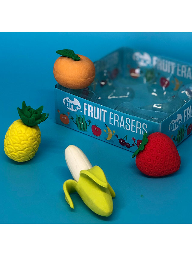 Tinc Fruit Erasers, Set of 4