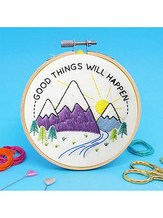 The Make Arcade Good Things Embroidery Hoop Kit