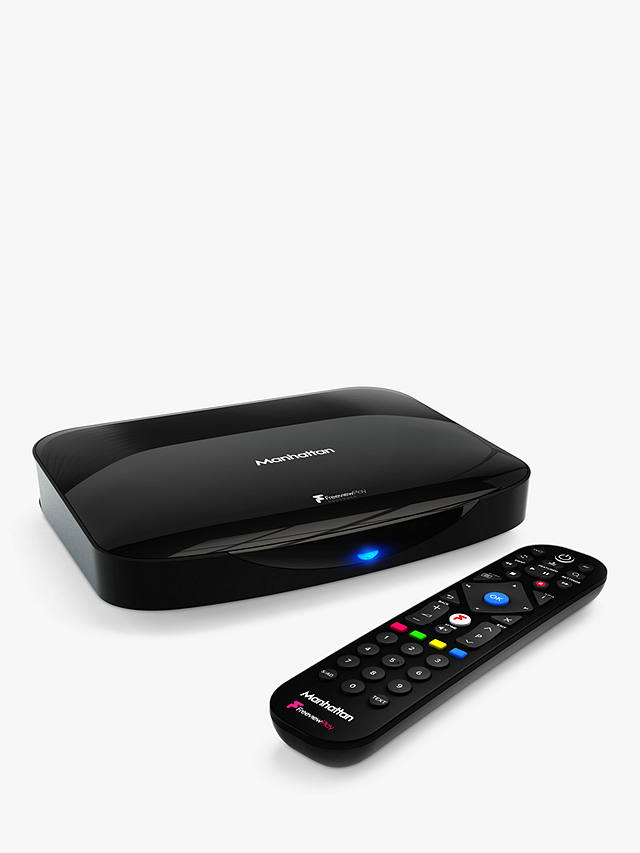 Manhattan T3-R HDR 4K Ultra HD Smart Freeview Play TV Recorder, 1TB, Black