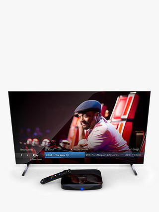 Manhattan T3-R HDR 4K Ultra HD Smart Freeview Play TV Recorder, 500GB, Black