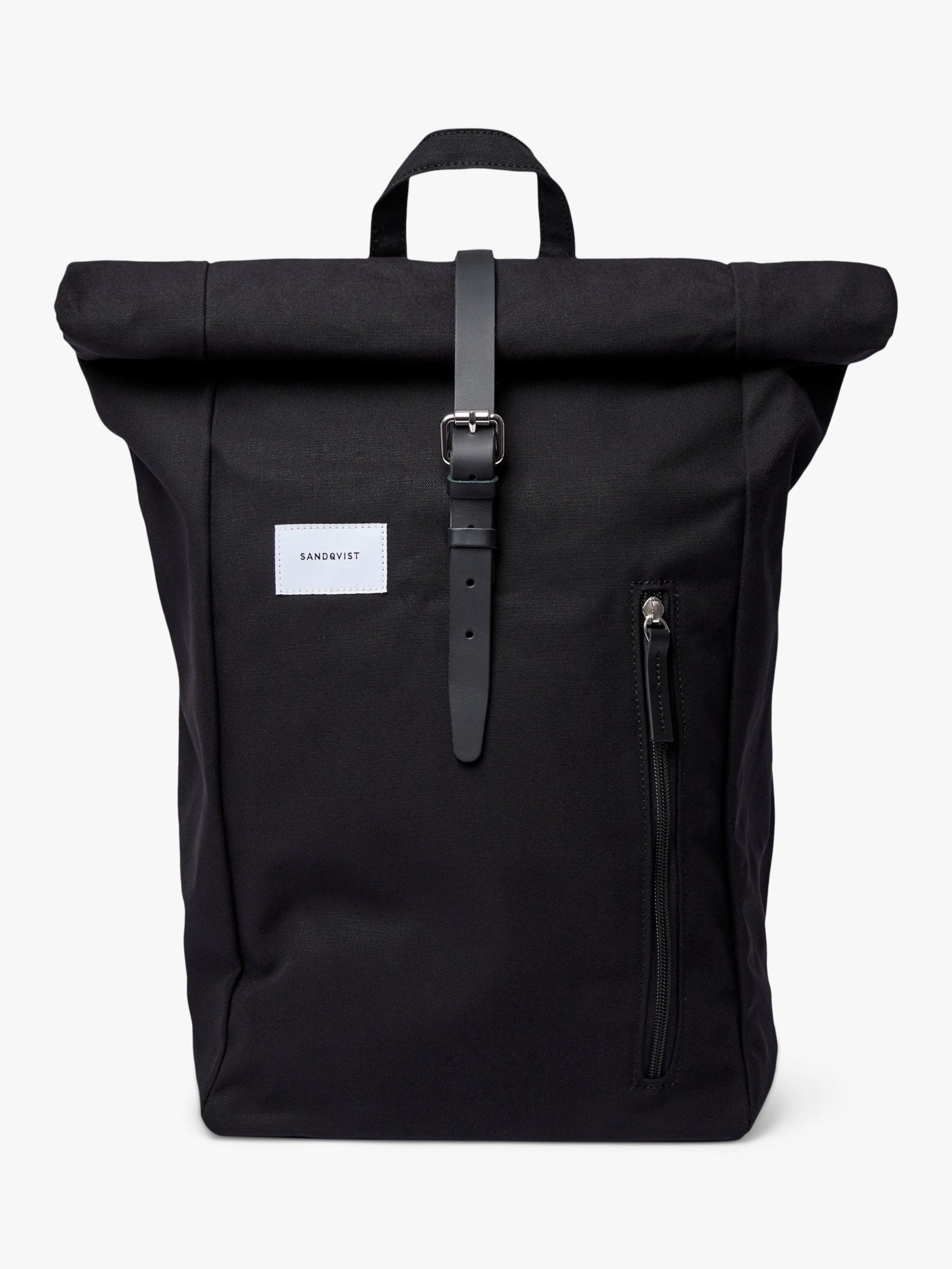 Sandqvist Dante Organic Cotton Backpack, Black