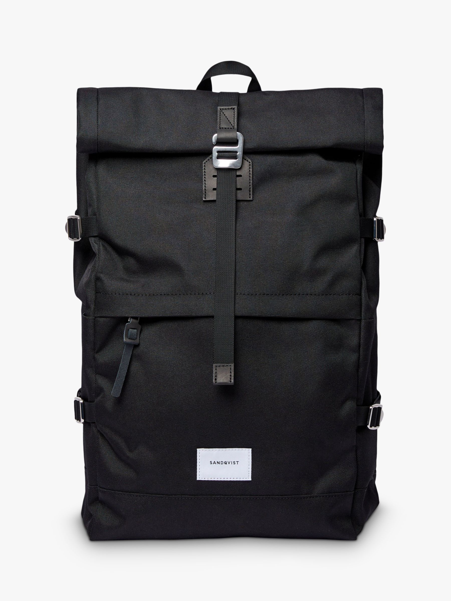 Sandqvist Bernt Recycled Rolltop Backpack at John Lewis & Partners