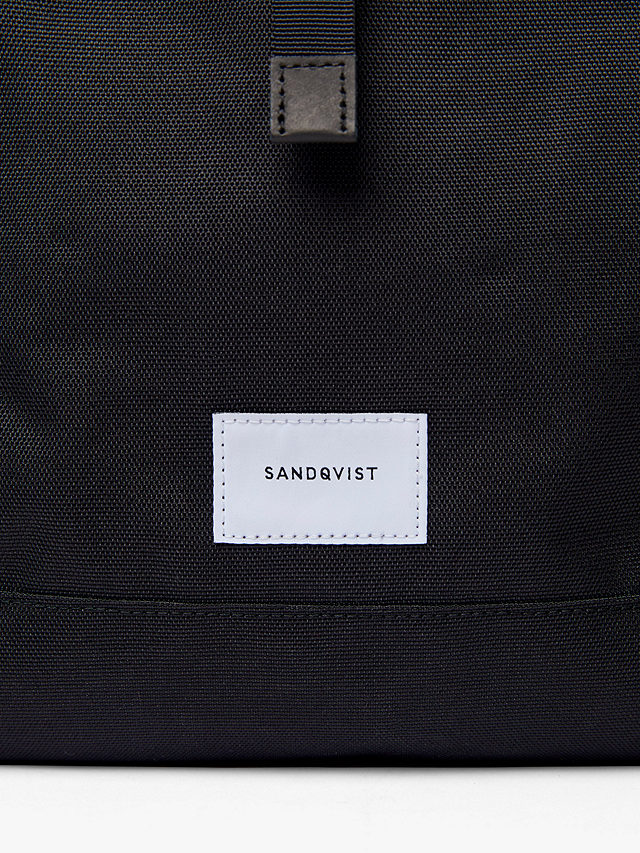 Sandqvist Bernt Recycled Rolltop Backpack, Black