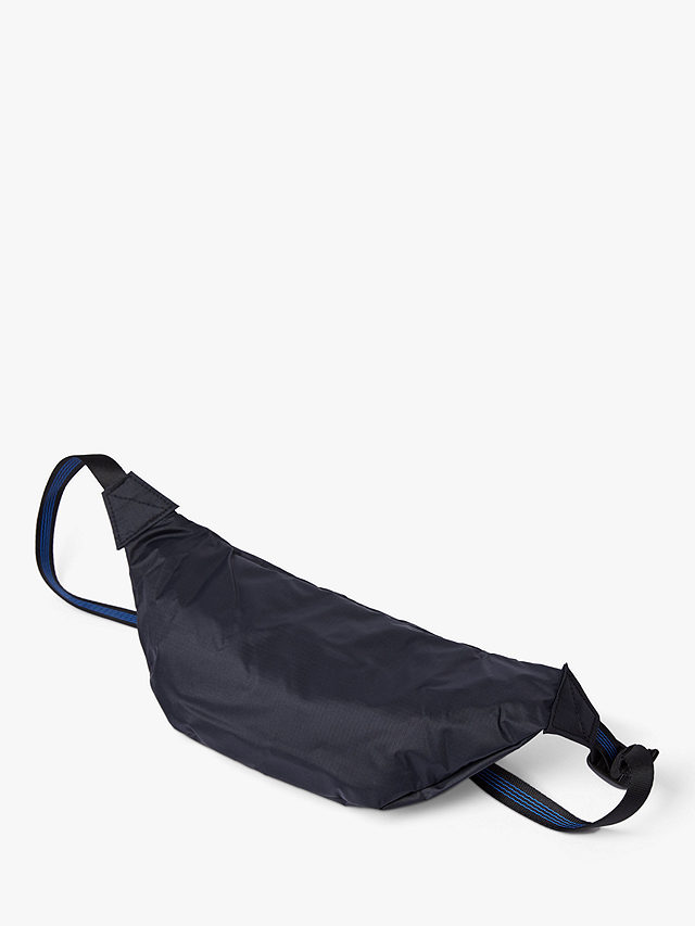 Sandqvist Aste Lightweight Recycled Nylon Bum Bag, Black